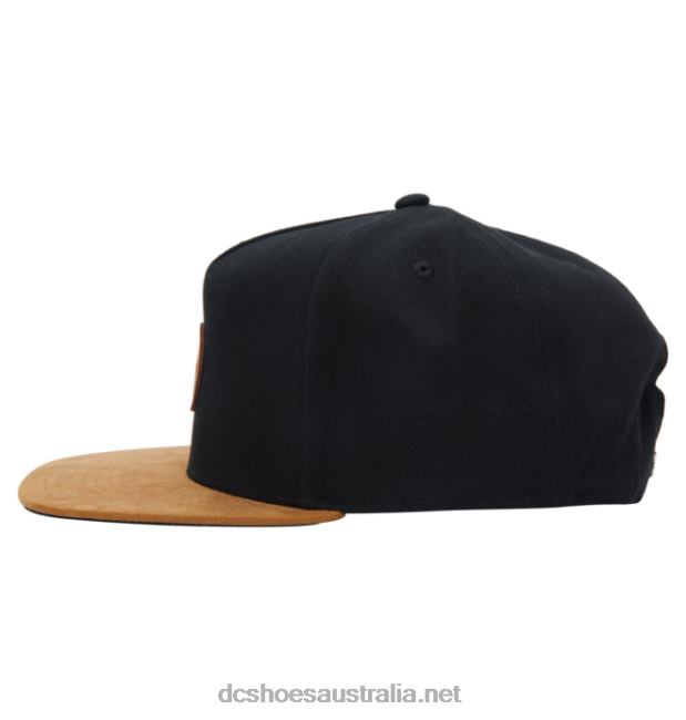 Men's Brackers Snapback HatDC Shoes Black T40LZ108