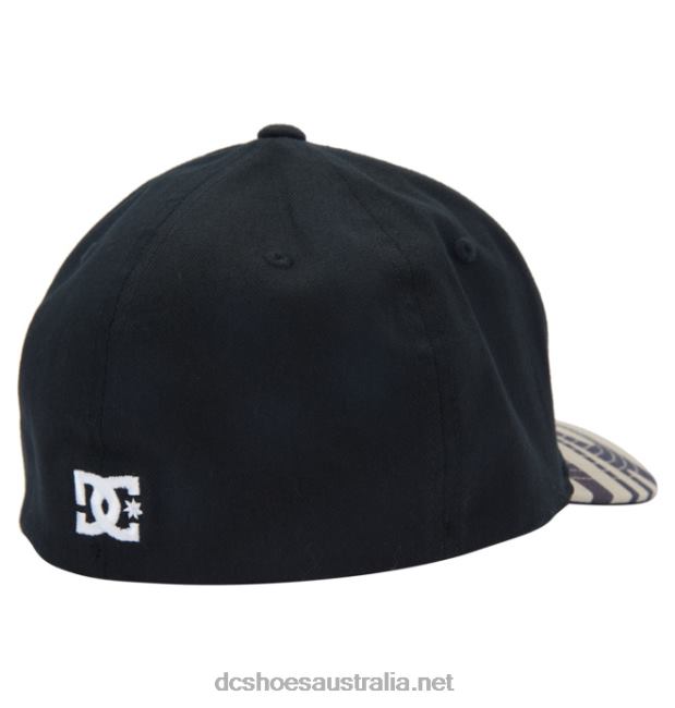 Men's Cap Star Seasonal Flexfit HatDC Shoes Stone Camo T40LZ58