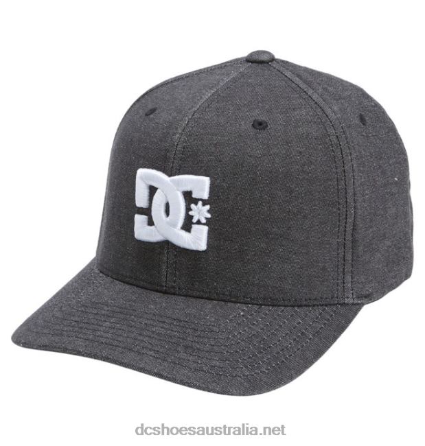 Men's Capstar Flexfit HatDC Shoes Black T40LZ90