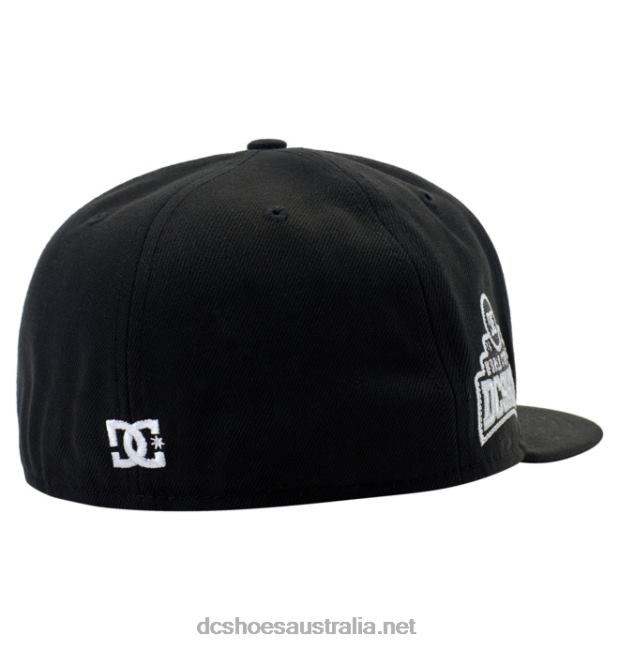 Men's Championship New Era Fitted HatDC Shoes Black T40LZ80