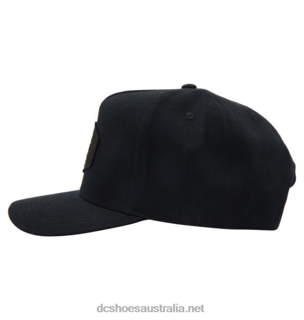 Men's Reynotts Snapback HatDC Shoes Black T40LZ59