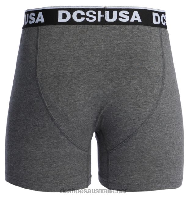 Men's DC Softies Boxer BriefDC Shoes Charcoal Heather/Black T40LZ420