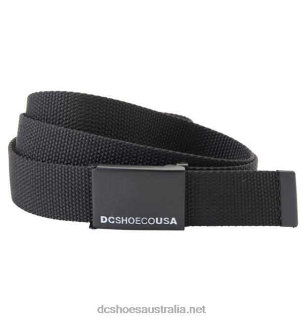 Men's Web BeltDC Shoes Black T40LZ87