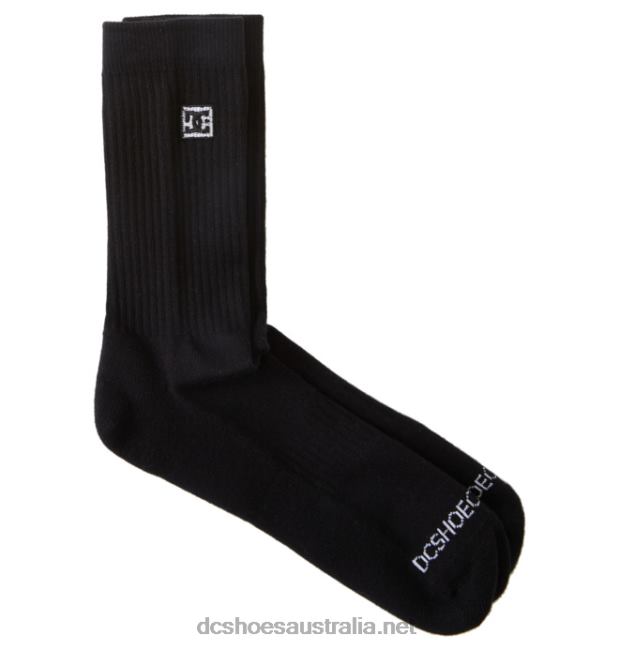 Men's DC Star 2-Pack Crew SocksDC Shoes Black T40LZ84