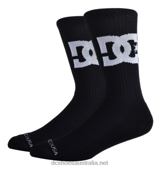 Men's DC Star 2-Pack Crew SocksDC Shoes Black T40LZ84