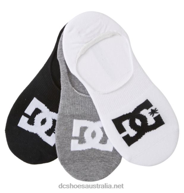 Men's DC Star Liner 3-Pack No-Show SocksDC Shoes Multi T40LZ121
