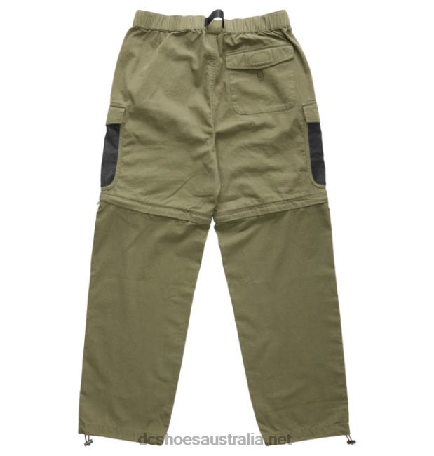 Men's Butter Goods x DC Convertible Cargo PantsDC Shoes Ivy Green T40LZ414