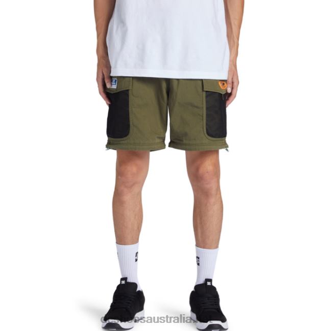 Men's Butter Goods x DC Convertible Cargo PantsDC Shoes Ivy Green T40LZ414