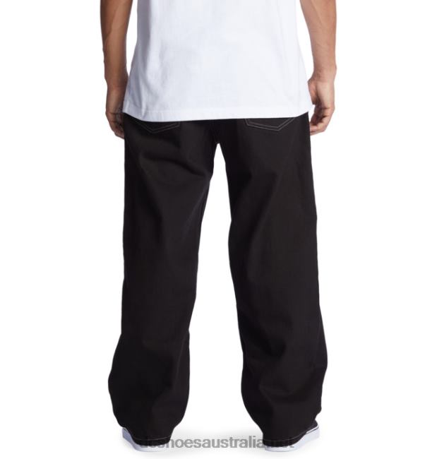 Men's Worker Baggy Fit JeansDC Shoes Raw Black T40LZ54