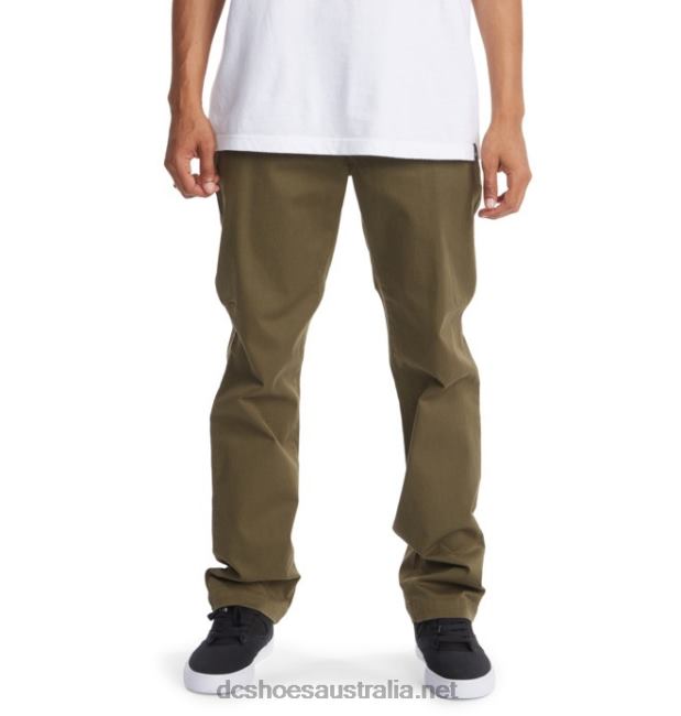 Men's Worker Chino PantsDC Shoes Ivy Green T40LZ158