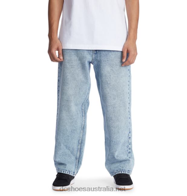 Men's Worker Indigo Vintage Wash Baggy Fit JeansDC Shoes Indigo Vintage Wash T40LZ55