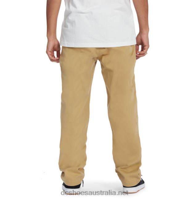 Men's Worker Relaxed Fit Chino PantsDC Shoes Incense T40LZ97