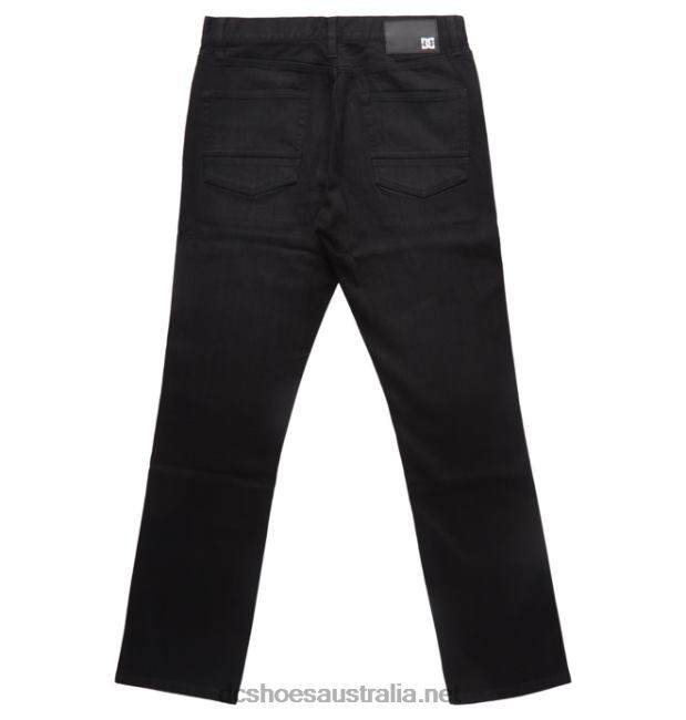Men's Worker Straight Fit JeansDC Shoes Black Wash T40LZ156