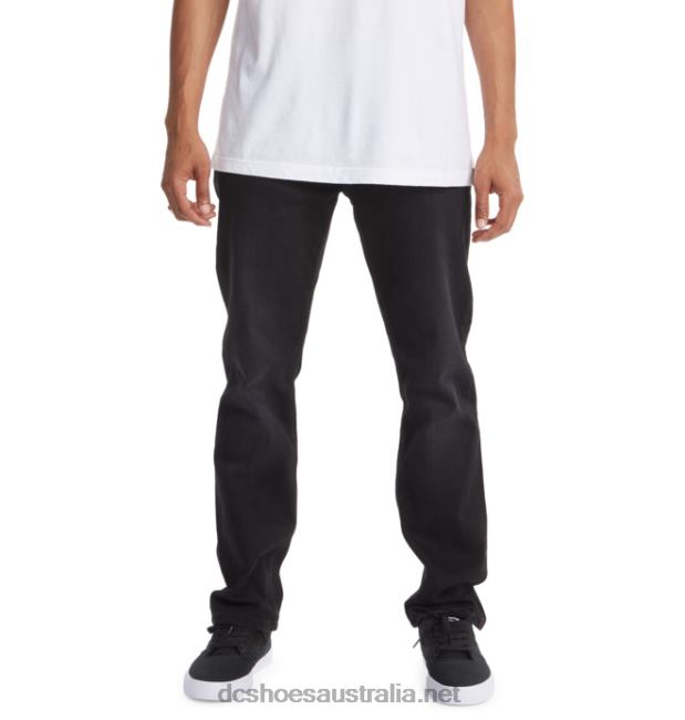 Men's Worker Straight Fit JeansDC Shoes Black Wash T40LZ156