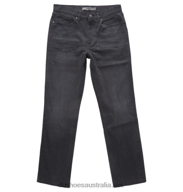 Men's Worker Straight Fit JeansDC Shoes Dark Grey T40LZ233