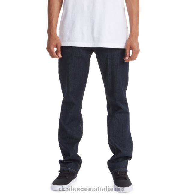 Men's Worker Straight Fit JeansDC Shoes Indigo Rinse T40LZ114