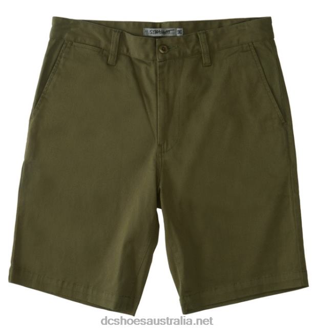 Men's Worker Chino ShortsDC Shoes Ivy Green T40LZ224