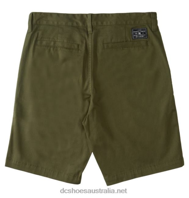 Men's Worker Chino ShortsDC Shoes Ivy Green T40LZ224