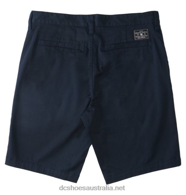 Men's Worker Chino ShortsDC Shoes Navy Blazer T40LZ239