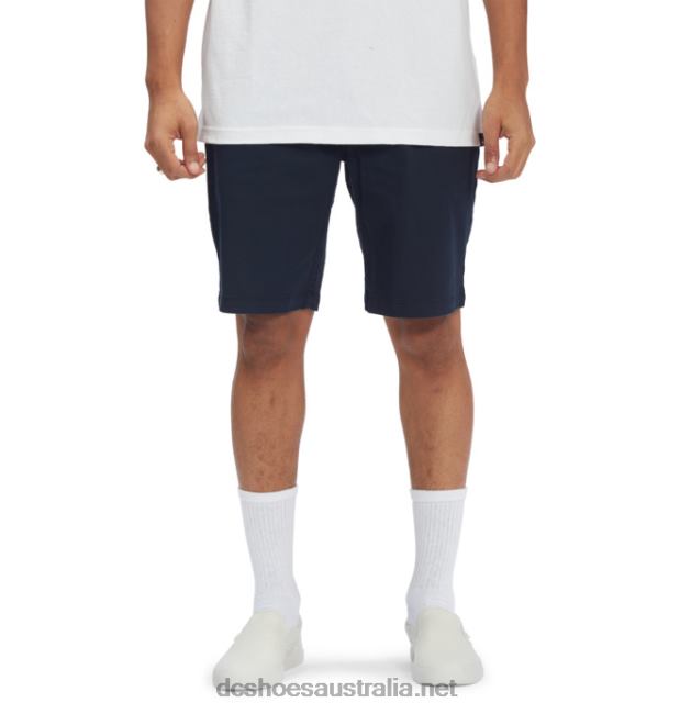 Men's Worker Chino ShortsDC Shoes Navy Blazer T40LZ239