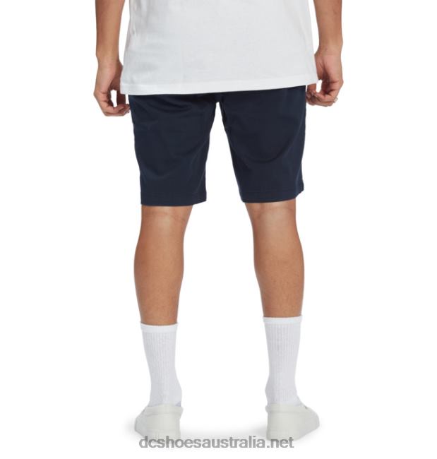 Men's Worker Chino ShortsDC Shoes Navy Blazer T40LZ239
