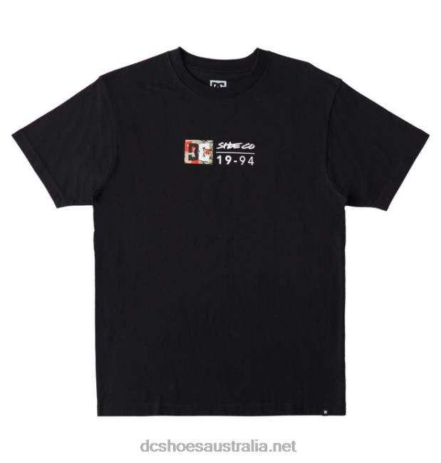 Men's DC Split Star T-ShirtDC Shoes Black/Fire Camo T40LZ115