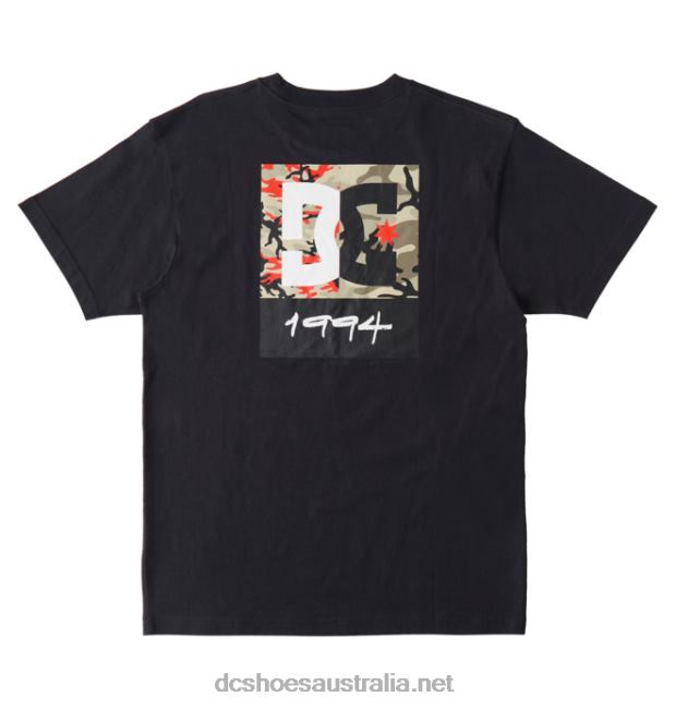 Men's DC Split Star T-ShirtDC Shoes Black/Fire Camo T40LZ115