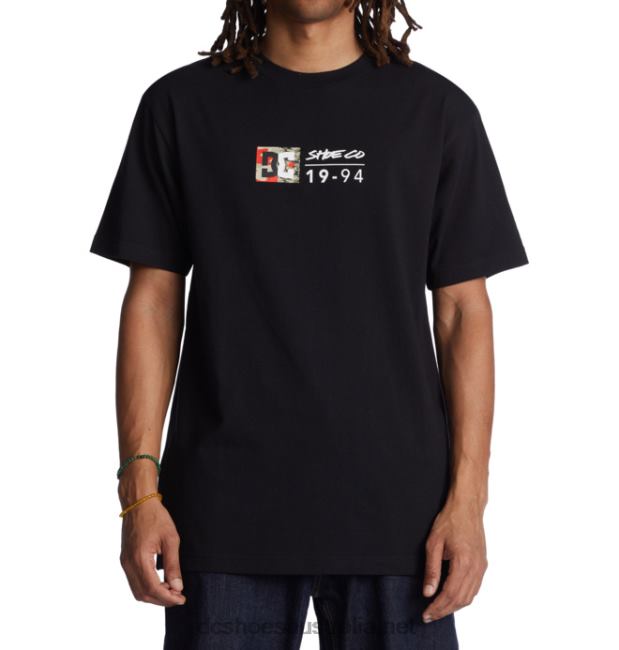 Men's DC Split Star T-ShirtDC Shoes Black/Fire Camo T40LZ115
