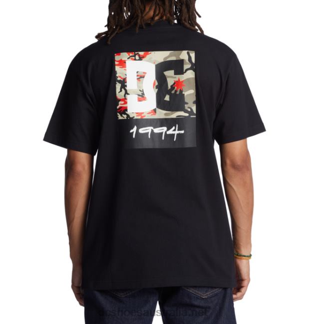 Men's DC Split Star T-ShirtDC Shoes Black/Fire Camo T40LZ115