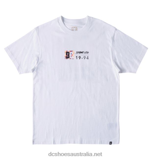 Men's DC Split Star T-ShirtDC Shoes White/Warm Ice Dye T40LZ129