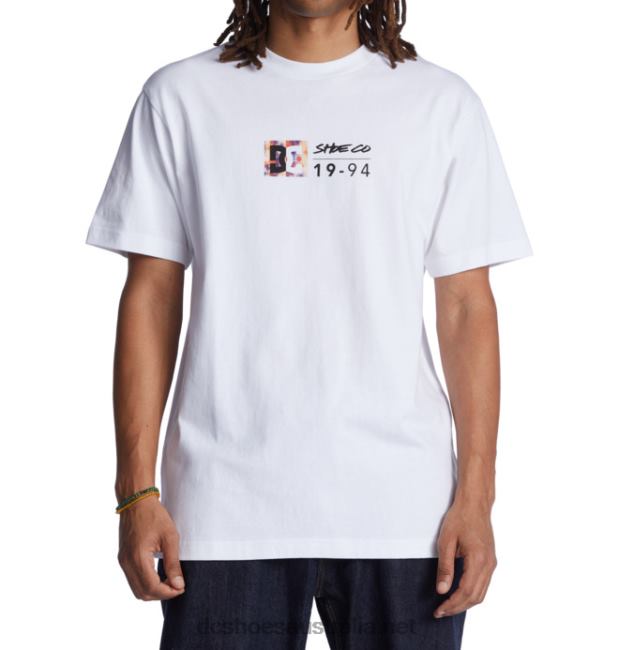 Men's DC Split Star T-ShirtDC Shoes White/Warm Ice Dye T40LZ129