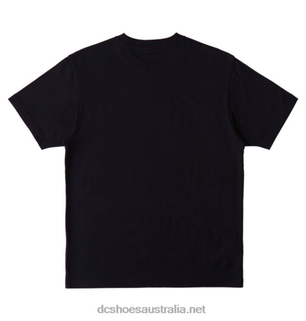 Men's DC Square Star Fill T-ShirtDC Shoes Black/Fire Camo T40LZ124