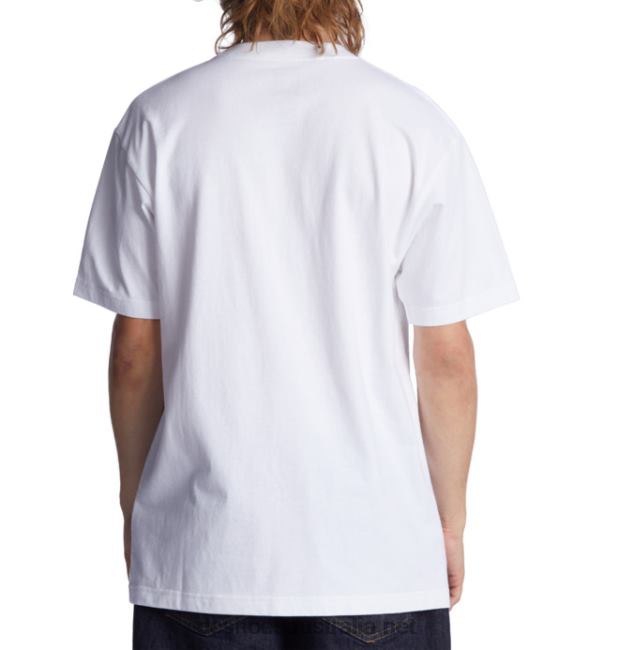 Men's DC Star Fill Heritage T-ShirtDC Shoes White/Fire T40LZ77