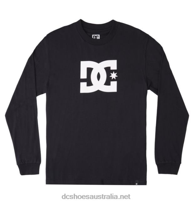 Men's DC Star Long Sleeve T-ShirtDC Shoes Black T40LZ68