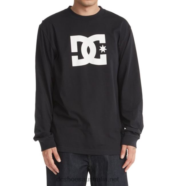 Men's DC Star Long Sleeve T-ShirtDC Shoes Black T40LZ68