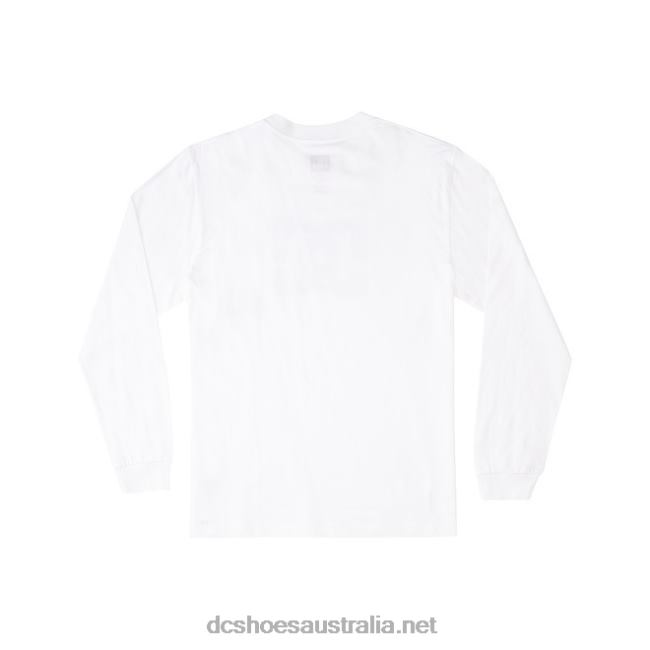 Men's DC Star Long Sleeve T-ShirtDC Shoes White T40LZ69