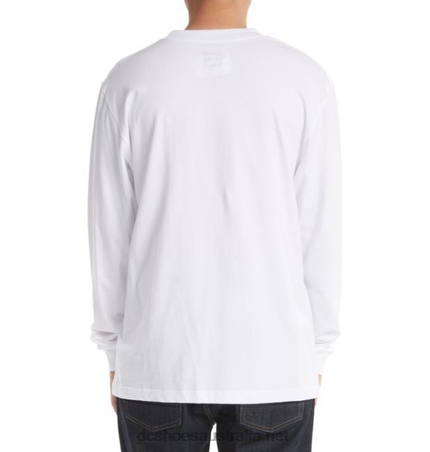 Men's DC Star Long Sleeve T-ShirtDC Shoes White T40LZ69