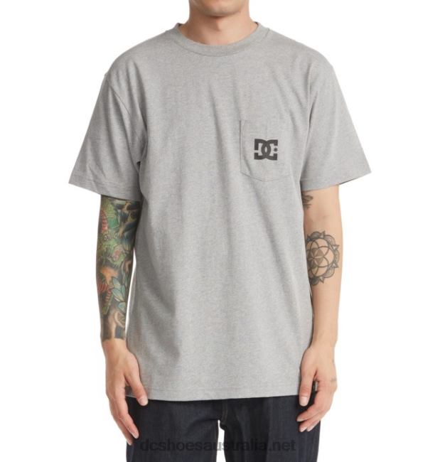 Men's DC Star T-ShirtDC Shoes Heather Grey T40LZ112