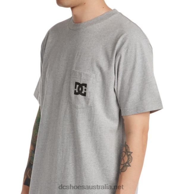 Men's DC Star T-ShirtDC Shoes Heather Grey T40LZ112