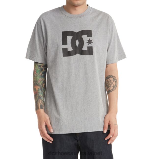 Men's DC Star T-ShirtDC Shoes Heather Grey T40LZ72