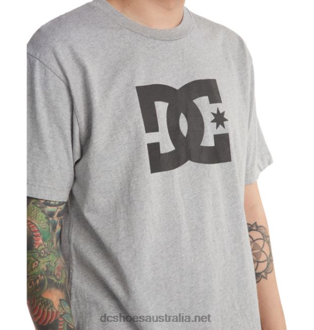 Men's DC Star T-ShirtDC Shoes Heather Grey T40LZ72