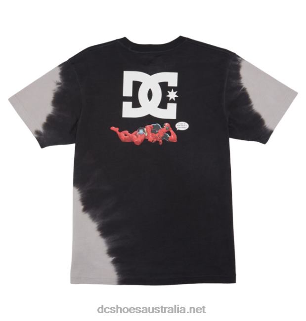 Men's Marvel Deadpool x DC Way Back T-ShirtDC Shoes Black T40LZ415