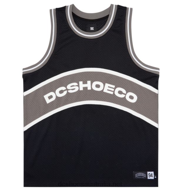 Men's Pastime Basketball JerseyDC Shoes Black T40LZ92