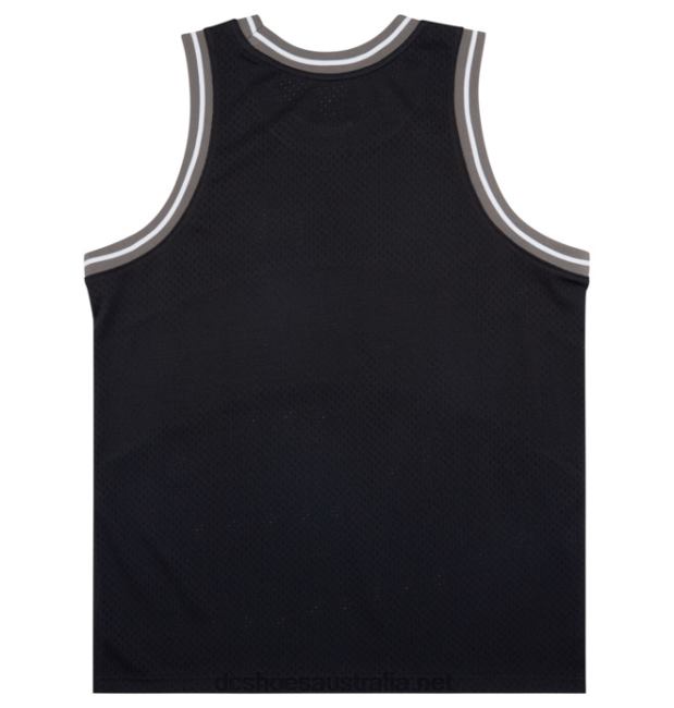 Men's Pastime Basketball JerseyDC Shoes Black T40LZ92