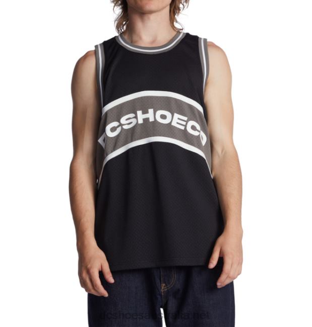 Men's Pastime Basketball JerseyDC Shoes Black T40LZ92