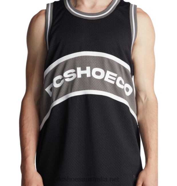 Men's Pastime Basketball JerseyDC Shoes Black T40LZ92