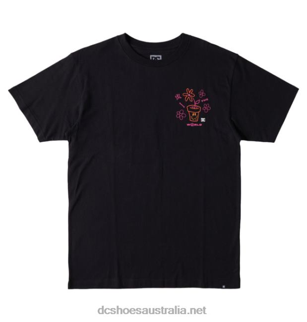 Men's Save Us T-ShirtDC Shoes Black T40LZ118