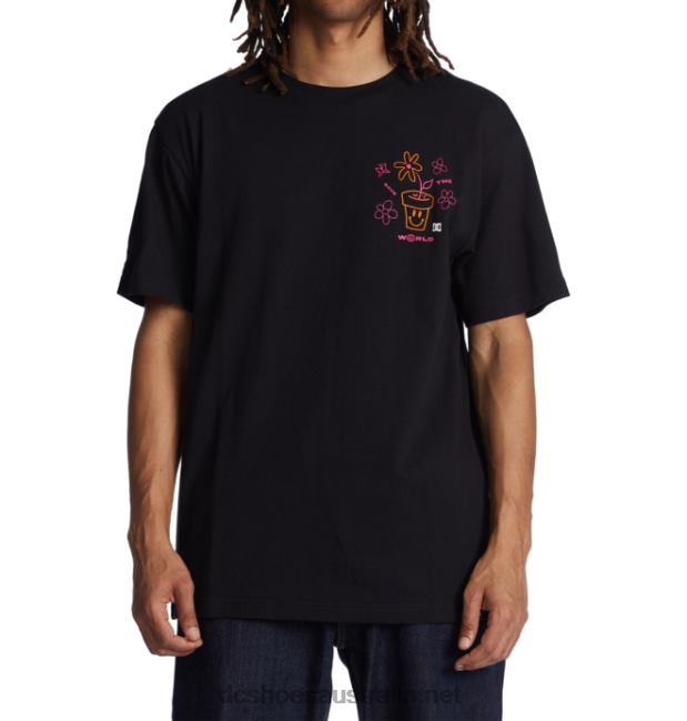 Men's Save Us T-ShirtDC Shoes Black T40LZ118