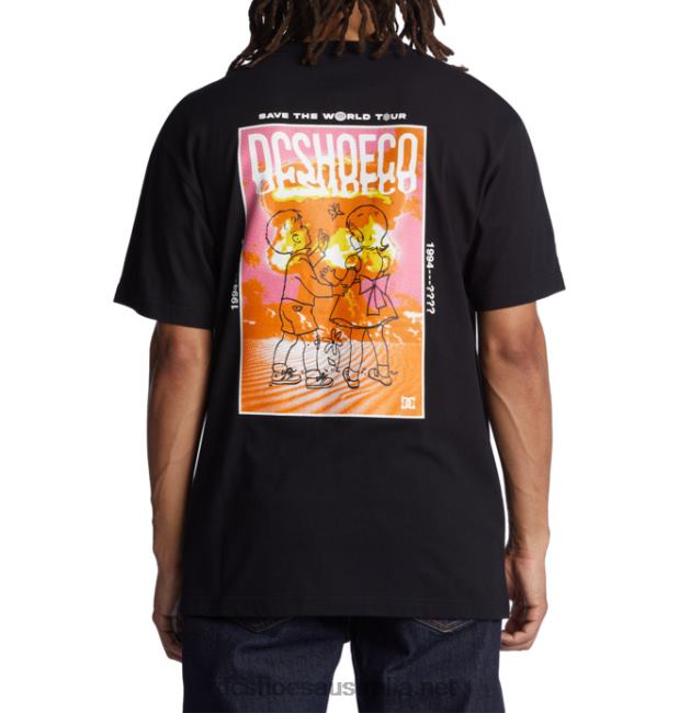 Men's Save Us T-ShirtDC Shoes Black T40LZ118