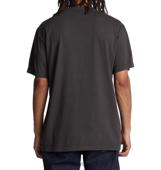 Men's Shatter T-ShirtDC Shoes Black Enzyme Wash T40LZ113